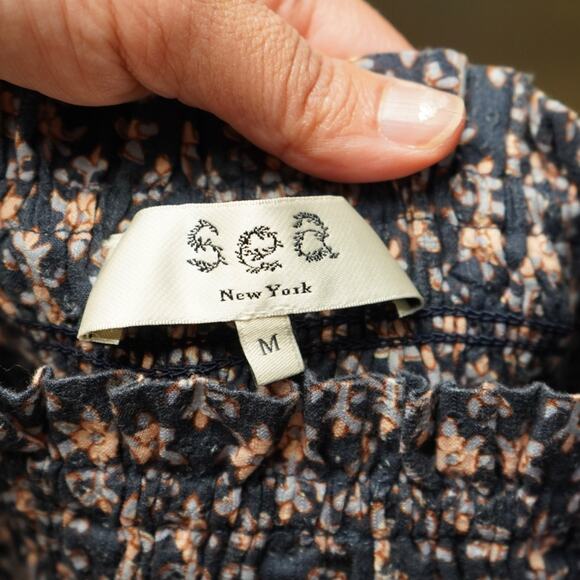 Sea New York Jasper Border Tiered Ruffle Smocked Mini Skirt Medium $225 - Picture 5 of 8